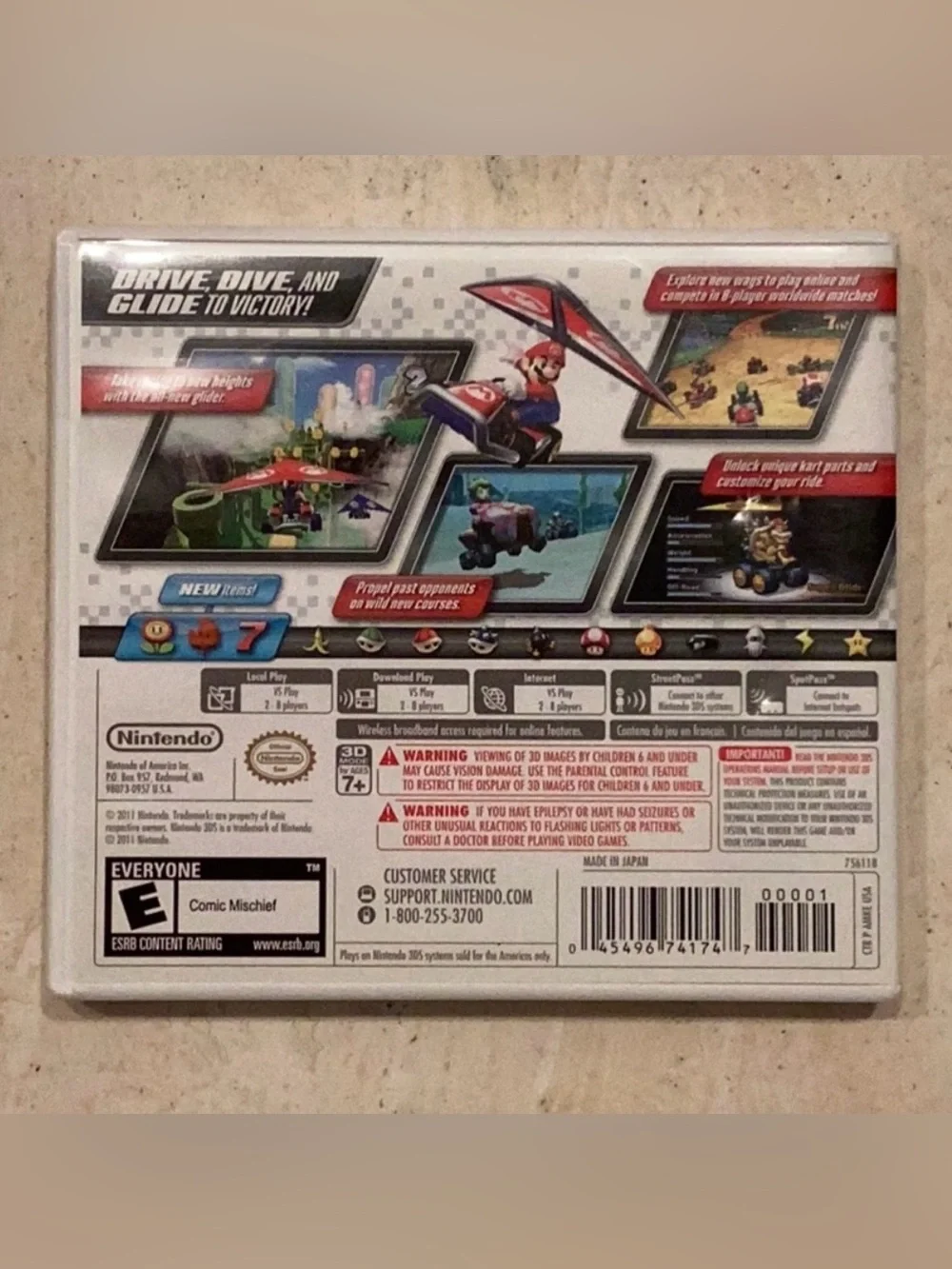 Mario Kart 7 Nintendo 3DS Game CIB Tested